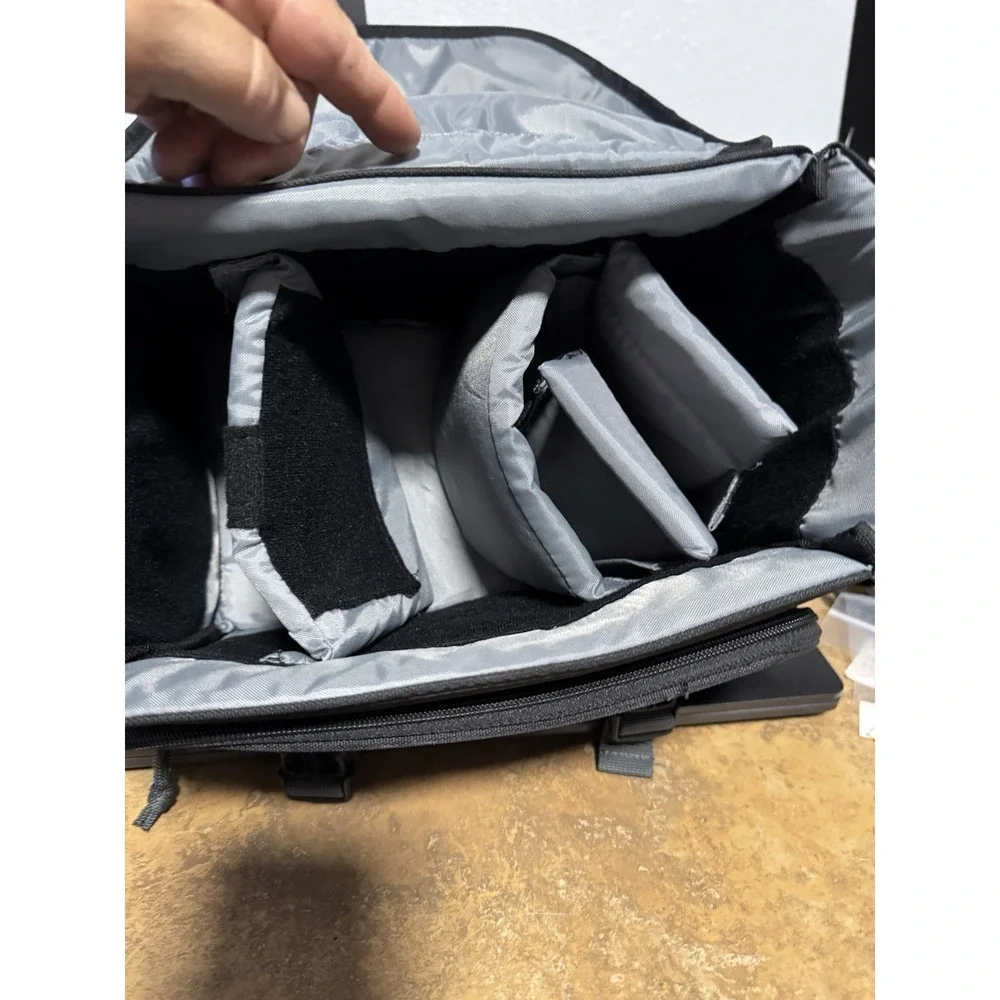 Canon Camera Bag Black And Gray Shoulder Strap Or Hand Carry Handle